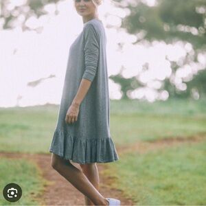 The Great Drop Hem Tee Dress